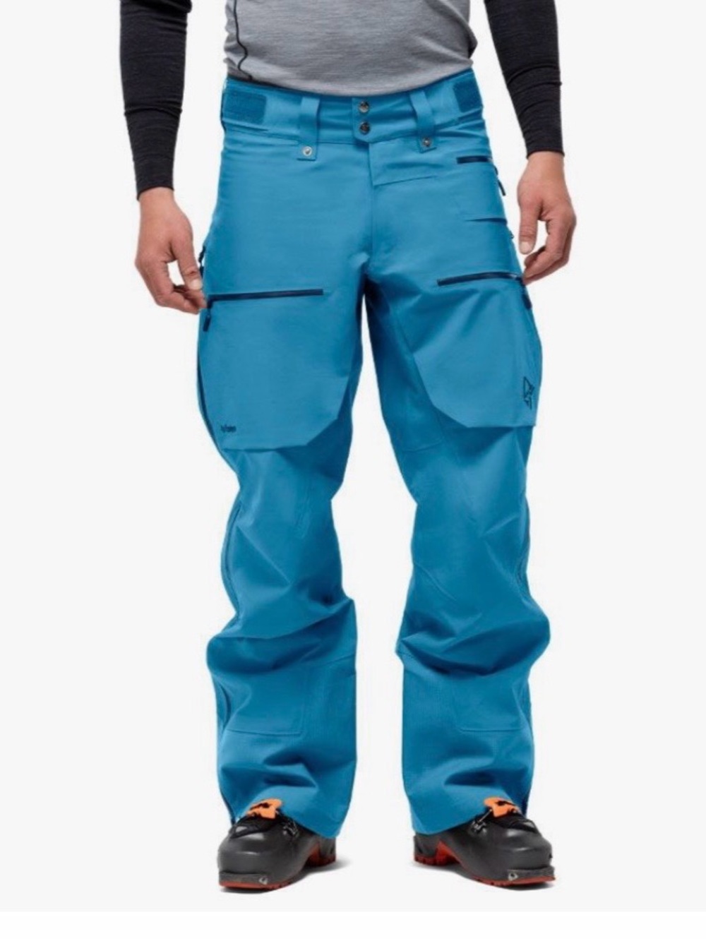 Men's Bright Blue Technical Cargo Pants